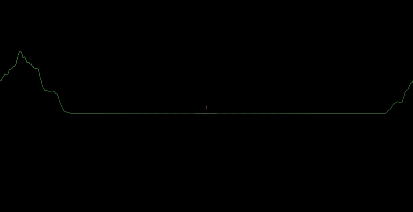 Rocket starting into the space